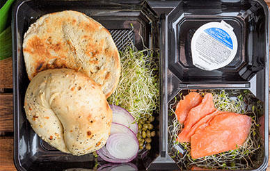 View Bagel and Lox Box
